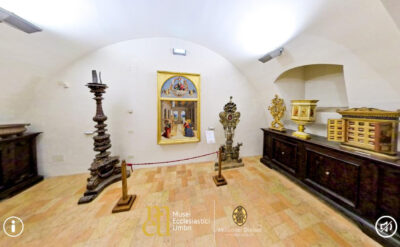 Una sala espositiva del Museo del Duomo di Città di Castello