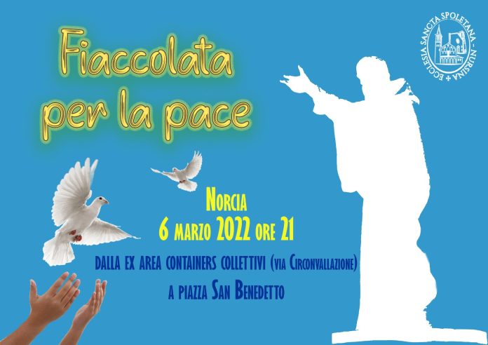 fiaccolata per la pace in ucraina